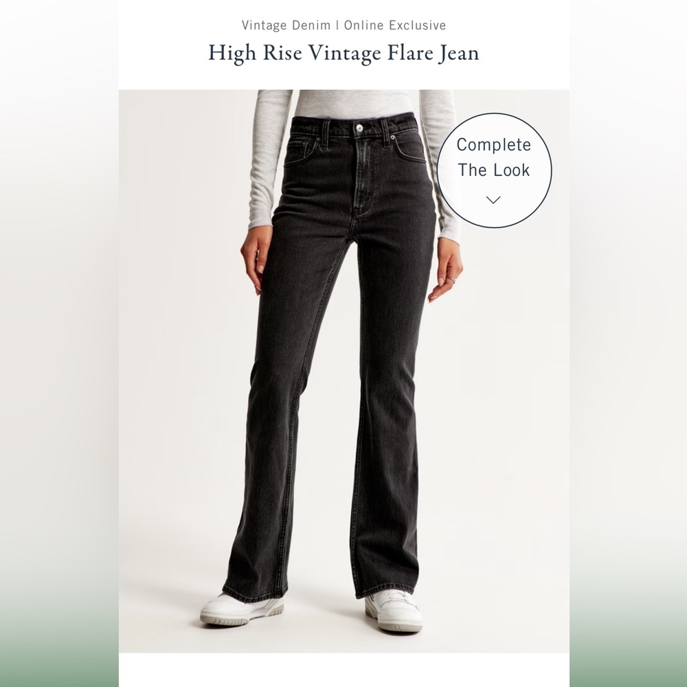 NEW Black Abercrombie Flare Jeans